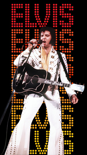 Don't be scared, it's just Elvis